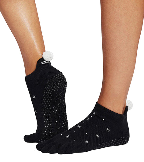 Toesox Low Rise Full-Toe Yoga Grip Socks