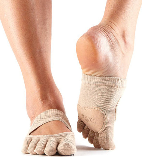 Toesox Releve Full-Toe Yoga Grip Socks