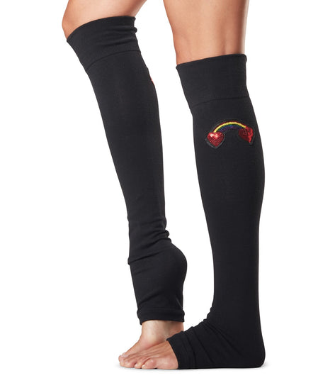 Toesox Jojo Scrunch Knee High Leg Warmers