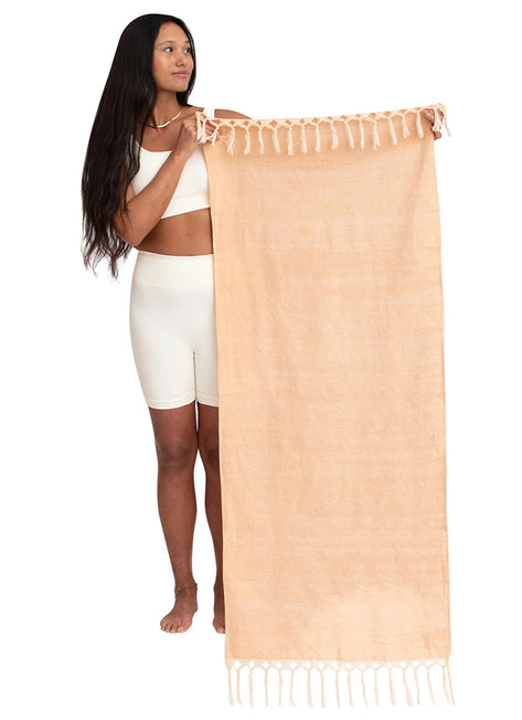 Oko Living Naturally Dyed Herbal Yoga Mat Towel