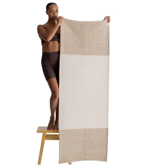 Oko Living Organic Cotton Diamond Yoga Rug
