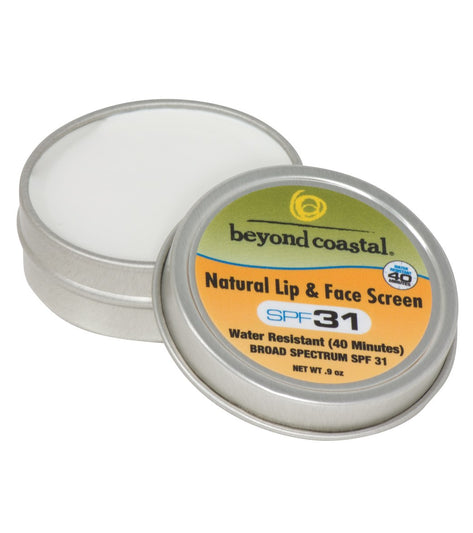 Beyond Coastal Natural Lip & Face Screen SPF 31, 1oz
