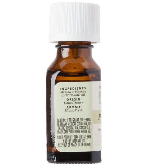 Aura Cacia Peppermint, Natural 100% Pure Essential Oil - 0.5 oz