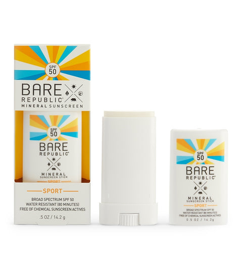 BARE Republic Mineral SPF 50 Sunscreen Sport Stick (0.5oz)