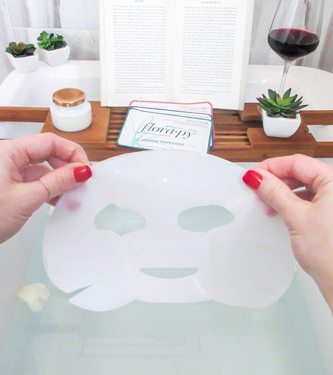 Florapy Anti-aging Aromatherapy Sheet Mask, Calendula Sage